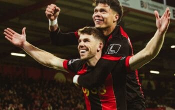 Bournemouth Tundukkan Arsenal, Saliba Dikartu Merah, Arteta Kecewa